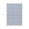 Homeroots 10' X 14' Sky Blue And Denim Blue Striped Washable Indoor Outdoor Area Rug 587967 - alternate 8