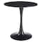 Leisuremod Bristol Round MDF Dining Table - Pedestal Base Kitchen Table, Modern Style BTBL-B40BLMT - alternate 9
