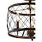Jonathan Y Eleanor 15" 3-Light Metal LED Semi Flush Mount Ceiling Light, Oil Rubbed Bronze JYL9037B - alternate 6