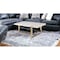 Homeroots 43" White and Gold Faux Marble And Iron Frame Coffee Table 319022 - alternate 6