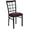 Flash Furniture Hercules Restaurant Chair, 16-1/2 in W 20" L 36-1/2" H XU-DG6Q3BWIN-BURV-GG - alternate 1