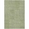 Homeroots 5' X 8' Green And Ivory Geometric Washable Indoor Outdoor Area Rug 596921 - alternate 9
