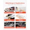 Vevor High Pressure Hose Crimping Tool Manual Hydraulic Hose Crimper with 8 Dies MK-16 - alternate 7