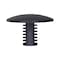 Auveco Carpet Retainer (Black) 30mm Head Diameter, 25PK 13860 - alternate 1