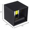 Leeki Outdoor Wall Light Cube, Black, 12W LKI-1058 - alternate 5