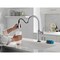 Delta Renaldi Touch2O Kitchen Faucet with Touchless Technology Lumicoat Arctic Stainless 9184TL-AR-PR-DST - alternate 7