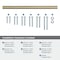 Amerock Versa 12 inch 305mm Center-to-Center Golden Champagne Appliance Pull BP55533BBZ - alternate 3