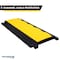 Kable Kontrol Cable Protector, 2-1/8 in H, 3 ft L, 22 in W, 5 Channel, Polyurethane/Rubber, Black, Yellow CP9975 - alternate 5