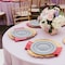 Smarty Had A Party Matte Steel Gray Round Plastic Dinnerware Value Set (120 Dinner Plates + 120 Salad Plates), 240PK 4850STGR-VP-CASE - alternate 1