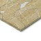 Homeroots 8' Gold Charcoal And Ivory Round Abstract Washable Indoor Outdoor Area Rug 601058 - alternate 7