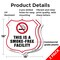 Signmission No Smoking Shield Label Set This Is A Sm, 18 inch X 18 inch, Plastic Sign, 2PK SHI-P-2PACK-18-399 - alternate 5