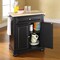 Crosley Alexandria Wood Top Portable Kitchen Island/Cart KF30021ABK - alternate 9