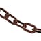 Mr. Chain 2" x 100' Brown Heavy Duty Plastic Safety Chain 51010-100 - alternate 1