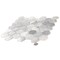Apollo Tile Verre 11.7 in. x 11.8 in. Matte Grey Glass Mosaic Wall and Floor Tile 9.6 sq ft/case - 10 pack SEA88HX01GRA - alternate 6