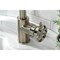 Kingston Brass One-Handle Single-Hole Bathroom Faucet with Push Pop-Up Drain, Brushed Nickel KS144RXBN - alternate 4