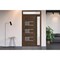 Vdomdoors Front Exterior Prehung Metal-Plastic Door, Manux 8933 Walnut, Side and Top Sidelite Transom, Office MANUX8933EXD-WLN-W36+16xH80+14-LH - alternate 3