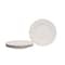 Homeroots White Four Piece Round Weave Stoneware Service For Four Salad Plate Set 483499 - alternate 6