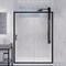 Anzzi Halberd Series 47-48 x 72 in. Framed Sliding Shower Door in Matte Black SD-AZ052-01MB - alternate 1