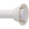 Zenna Home Straight 44'' to 72'' Adjustable Tension Finial Shower Rod in White 72M5ALWWHL - alternate 2