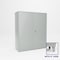 Pucel 3 Drawer Wardrobe Locker, 60 in W x 78 in H x 24 in D, Gray WSC-6072-24-3DL - alternate 1