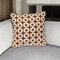 Homeroots 18" Beige and Brown Geometric Cotton Throw Pillow 529308 - alternate 1