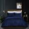 Homeroots Navy Blue King Polyester 180 Thread Count Washable Down Comforter Set 528946 - alternate 6