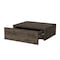 Homeroots 5" Brown Wood One Drawer Floating Nightstand 546181 - alternate 14