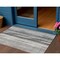Homeroots 3' X 5' Khaki Ivory And Gray Botanical Leaves Washable Indoor Outdoor Area Rug 581942 - alternate 1