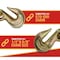 Mytee Products 1/2 in-5/8 in Hi-Viz Green Folding Handle Ratchet Load Binder w/Grab Hook 18100 lbs CBRS-FH12 - alternate 5