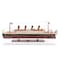Homeroots 14" Black and Red Solid Wood Hand Painted 1912 RMS Titanic Large Model Boat 401878 - alternate 1