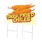 Signmission Deep Fried Chiles Die Cut Yard & Stake plastic coroplast window, C-DC-2436-Deep Fried Chiles C-DC-2436-Deep Fried Chiles19 - alternate 1