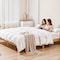 Simple Deluxe CJ-WH01-F, Full Size Wood Bed Frame, 12 Inch Wooden Platform Bed with Support Slats, Natural Pine 3A88FNBFRAFULL12WOOD - alternate 4