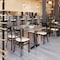 Flash Furniture HERCULES Black  inX in Back Metal Restaurant Chair - Tan Vinyl Seat XU-6FOBXBK-TNV-GG - alternate 9