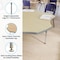 Flash Furniture Wren 60 in Flower Adjustable Height Activity Table, Thermal Laminate Top, Standard Legs, Light Natural XU-A60-FLR-LTNAT-T-A-GG - alternate 10