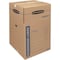 Smoothmove 24 in x 24 in x 40 in Moving Box, Kraft, Blue Printing, Kraft Corrugated Board, Single Wall, 32 ECT 7711001 - alternate 1