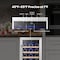 Yeego 15 in. Single Zone 33-Bottles Wine Cooler YG-WS15R-23 - alternate 8