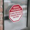 Signmission Whoa Pardner! Closed Toes Shoes Req, 4 inch X 4 inch, Vinyl Decal, 2PK OC-D-2PACK-4-40 - alternate 4