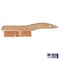 Gornell Brush Shoe Handle Scratch Brush - Wood Handle, Bronze Non-Sparking 164-BZ - alternate 2