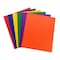 C-Line Products 2-Pocket Laminated Paper Folder with Prongs, Assorted Primary Colors 06420 - alternate 4