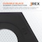 Jrex Safety 16 lb Hexagonal Rubber Base for Channelizer Cones, 6PK BASE-JR-H-16-6 - alternate 4