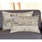 Homeroots Set of Two 12" X 20" Natural and Gold Patchwork Cowhide Lumbar Throw Pillows with Glitter, 2PK 544635 - alternate 1