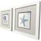 Homeroots Set Of Two Azure Shell White Framed Wall Art, 2PK 653898 - alternate 4