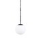 Homeroots White Single Metal Dimmable Ceiling Light With White Shades 611625 - alternate 1