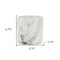 Homeroots 6in White and Gray Marbleized Ceramic Indoor Outdoor Round Pot Planter 487427 - alternate 4