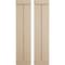 Ekena Millwork Rustic Two Board Joined Board-n-Batten Rough Sawn Faux Wood Shutters w/End Batten, 11W x 62H, PR SHUBJE11X62RSPR - alternate 1
