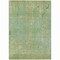 Homeroots 5' X 8' Green And Ivory Abstract Washable Indoor Outdoor Area Rug 631066 - alternate 5