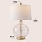 Jonathan Y Rae 26.5 in. Modern Glam Glass/Metal Gourd LED Table Lamp, Clear/Brass Gold JYL1067C - alternate 10