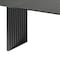 Homeroots 67" Black Solid Wood Double Pedestal Base Oval Dining Table 712159 - alternate 5
