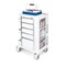 Omnimed Phlebotomy Cart, Aluminum & Plastic, 42 in H, 23.5 in W 351003 - alternate 8