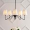 Jonathan Y Skylar 32" 5-Light Classic Minimalist Metal Inverted Gourd LED Chandelier, Black JYL7912A - alternate 10